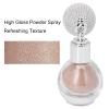 Highlighter Powder Spray, Shimmering Makeup Spray Glitter High Gloss Eyeshadow Pressed Sparkle Face Contour Refills Body Cosmetic Loose Shimmer for Women Hair Nails Art Craft Design (champagne) view 4