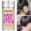 Dolahair Hair Wax Stick & Accessories - Flyaway Control for Kids & Women, 50 Pcs Colorful Elastic Hair Bands, 1 Pcs Slick Back Hair Brush, 2 Hair Loop Styling Tools (Black) view 2