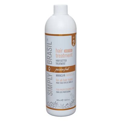 Simply Brasil Bottox Hair Straightening & Smoothing Treatment, 16.9 fl oz - Simply Brasil Bottox treatment leaves hair smooth, soft and vitalized, frizz-free. For long lasting results use salt/sodium free shampoo and conditioner.