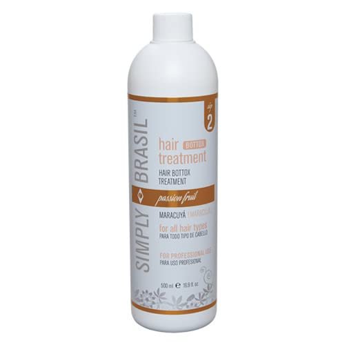 Simply Brasil Bottox Hair Straightening & Smoothing Treatment, 16.9 fl oz - Simply Brasil Bottox treatment leaves hair smooth, soft and vitalized, frizz-free. For long lasting results use salt/sodium free shampoo and conditioner.