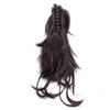 12" Synthetic DIY Hair Braids Claw On Ponytail Clip In On Hair Extensions Hair Ponytail Hairpieces dark 12inches view 1
