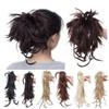 12" Synthetic DIY Hair Braids Claw On Ponytail Clip In On Hair Extensions Hair Ponytail Hairpieces dark 12inches view 2