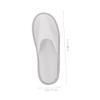 Cabilock 10 Pairs of Linen Non Slip Disposable Guest Slippers for Hotels and Home Use Comfortable Indoor Slippers and for Men and Women view 3