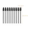 minkissy 50Pcs Disposable Eyelash Brushes with Protective Cover Curved Mascara Wands Eyebrow Applicators Travel Makeup Tools for Professional Eye Makeup view 2