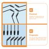 minkissy 50Pcs Disposable Eyelash Brushes with Protective Cover Curved Mascara Wands Eyebrow Applicators Travel Makeup Tools for Professional Eye Makeup view 4