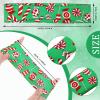 18 Pieces Christmas Headbands for Women Christmas Hair Accessories Christmas Candy Twisted Head Wrap Elastic Turban Headbands Sports Sweat Wicking Headband Wide Knot Hair Bands Gifts for Girls Kids view 2