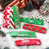 18 Pieces Christmas Headbands for Women Christmas Hair Accessories Christmas Candy Twisted Head Wrap Elastic Turban Headbands Sports Sweat Wicking Headband Wide Knot Hair Bands Gifts for Girls Kids view 4