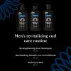 Formula F=kx - Curly & Kinky Hair Care System for Men - Hydrating Shampoo, Conditioner, and Curl Cream Set - Sulfate Free - Ocean Scent - 8oz Each view 2