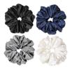 Silk Satin Hair Scrunchies for Women Girls Big Large Jumbo Scrunchie for Sleep Cute Gaint Oversize Scrunchy for Thick Hair view 1