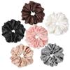 Silk Satin Hair Scrunchies for Women Girls - Big Large Jumbo Scrunchie for Sleep Cute Gaint Oversize Scrunchy for Thick Hair view 1