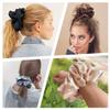 Silk Satin Hair Scrunchies for Women Girls - Big Large Jumbo Scrunchie for Sleep Cute Gaint Oversize Scrunchy for Thick Hair view 2