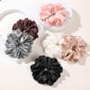 Silk Satin Hair Scrunchies for Women Girls - Big Large Jumbo Scrunchie for Sleep Cute Gaint Oversize Scrunchy for Thick Hair view 4