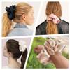 Silk Satin Hair Scrunchies for Women Girls Big Large Jumbo Scrunchie for Sleep Cute Gaint Oversize Scrunchy for Thick Hair view 3