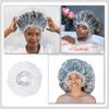 minkissy Bath Hat for Adults Extra Shower Cap for Hair Hair Protective Cover for Spa Home Use view 3