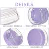 BPA Free 3 ML Mini Containers with Lids - Tiny Sample Jars for Makeup, Lotion, Eye Shadow, Powder view 3