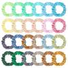 24Pcs Satin Scrunchies, 20 Colors Comfortable Silk Hair Scrunchies Skinny Hair Ties Elastics Ponytail Holders Stocking Stuffers for Women Girls view 1