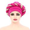 African Headwrap Turbans Headband Auto Gele Headtie Already Made African Aats for Women 1Set by MSB Fabric co.1638 view 1
