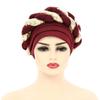 African Headwrap Turbans Headband Auto Gele Headtie Already Made African Aats for Women 1Set by MSB Fabric co.1637 view 1
