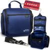 Extra Large (11.8x11.8x4) Hanging Travel Toiletry Bag for Men and Women - Cosmetic Travel Bag With Shoulder Strap - Waterproof Hygiene Bag with Metal Swivel Hook and 19 Compartments for Toiletries view 1