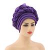 African Headwrap Turbans Headband Auto Gele Headtie Already Made African Aats for Women 1Set by MSB Fabric co.1640 view 1