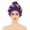 African Headwrap Turbans Headband Auto Gele Headtie Already Made African Aats for Women 1Set by MSB Fabric co.1635 view 1