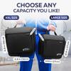 Extra Large (11.8x11.8x4) Hanging Travel Toiletry Bag for Men and Women - Cosmetic Travel Bag With Shoulder Strap - Waterproof Hygiene Bag with Metal Swivel Hook and 19 Compartments for Toiletries view 4
