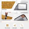 Estour Toiletry Bag for Men, Travel Essentials Travel Toiletry Bag, Water-Resistant Compact Bathroom Roll Organizer for Hygiene, Shaving kit, Gifts for men (2.Khaki Yellow (Waxed Canvas)) view 4