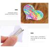 12pcs Heart Hairpin Glitter Barrettes for Girls Colorful Sequin Hair Clips for All Hairstyles and Special Occasions view 4