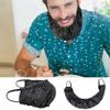 6 Pack Beard Bandana Beard Covers,Nylon Beard Protector,Adjustable Facial Hair Apron Guard Bonnet Mens Bedtime Bib Cap view 3