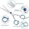 Hair Cutting Kit, 10 Pcs Professional Hair Scissors Set, Hair Cutting Scissors, Thinning Shears, Comb, Cape, Hair Clips Hairdressing Shears Set for Barber, Salon, Home view 4