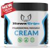 HawkGrips Professional Massage Cream, 8oz, Unscented with Shea Butter, Muscle and Body Moisturizing, Safe & Clean Ingredients, Non-Greasy, Non-Staining, Whole Body Use - Neck, Back, Foot, Deep Tissue view 1
