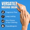 HawkGrips Professional Massage Cream, 8oz, Unscented with Shea Butter, Muscle and Body Moisturizing, Safe & Clean Ingredients, Non-Greasy, Non-Staining, Whole Body Use - Neck, Back, Foot, Deep Tissue view 3