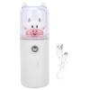 Nano Facial Mister, Cute Cartoon Animal Facial Mist Sprayer Mini Hydrating Moisturizing Cool Mist Handheld Facial Sprayer Portable Home Office Skin Moisturizing Spray(White) view 1