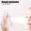 Nano Facial Mister, Cute Cartoon Animal Facial Mist Sprayer Mini Hydrating Moisturizing Cool Mist Handheld Facial Sprayer Portable Home Office Skin Moisturizing Spray(White) view 2