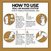 Waxup Gold Roll On Hair Removal Cartridge, Depilatory Roller Refill for Legs and Arms 3.88 Ounce / 110g (4 Pack) - Wax Warmer and Strips Not Included view 4