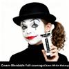Go Ho Black and White Face Body Paint(4.74 oz),Water Based Cream White Black Face Painting Kit for SFX Cosplay Costumes Festivals Halloween Skull Zombie Skeleton Goth Vampire Makeup view 4
