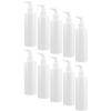 Homoyoyo 10pcs Portable Lotion Bottles Refillable Clear Shampoo Containers for Travel Office and Home Use for Liquid Soap and Makeup Storage view 1