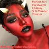 Go Ho Red Face Body Paint Washable(2.37oz/pc),Water Based Cream Face Paint,Devil/Clown Nose Red Body Paint for Halloween SFX Cosplay Costumes Festivals Makeup view 4