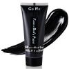 Go Ho Black Face Body Paint Washable(2.37oz/pc),Water Based Cream Face Paint,Vampire Skeleton Zombie Clown Makeup,Black Body Paint for SFX Cosplay Costumes Festivals Halloween Makeup view 1