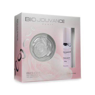 Bio Jouvance - Bio Choice Dual Package - Serum 0.5oz / 15ml and Cream 1oz / 30ml - Professional Eye & Face Hydrating Lotion | Facial Skin Care Treatment | Made in France