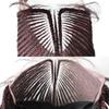 30 Inches Full Cap Box Braided Wigs for Black Women Micro Cornrow Lace Front Hand Braided Wigs with Baby Hair Lightweight Heat Friendly Synthetic Braids Tribal Braids Wigs for African American Woman #1B/99JT Black Mix Wine Red) view 4