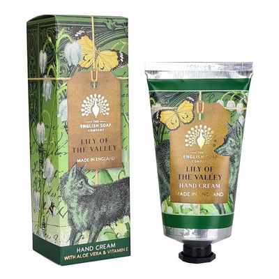 The English Soap Company Anniversary Hand Cream, Luxury Lily Hand Cream, Lily of the Valley Scent 75ml