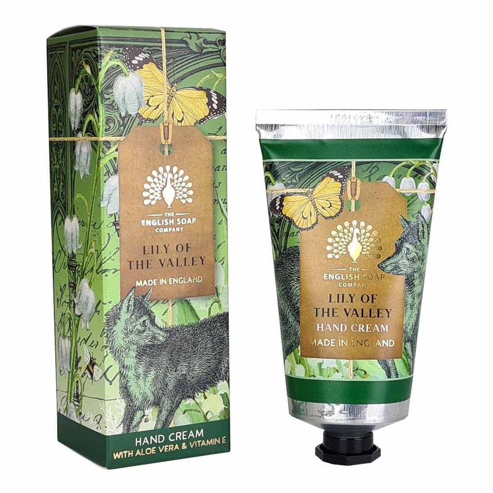 The English Soap Company Anniversary Hand Cream, Luxury Lily Hand Cream, Lily of the Valley Scent 75ml