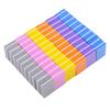 60/120/240/480 Pcs Nail Sanding Buffers Block Polishing Manicure Kit Nail Files Buffer Sandpaper Salon Nail Art Multicolor for Salon Nail Art Tools,6 Colors view 3