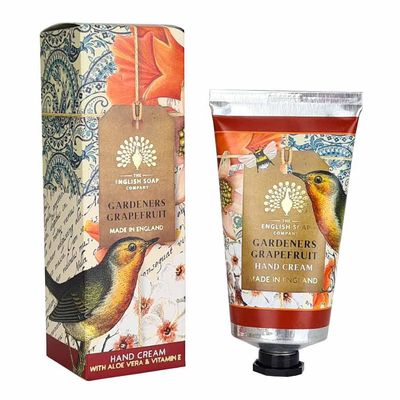 The English Soap Company Anniversary Hand Cream, Luxury Grapefruit Hand Cream, Gardners Grapefruit Scent 75ml