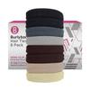 Burlybands Thick Hair Ties Black 3 Pieces with Multi Color 8 Pack view 3