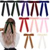 10PCS Velvet Bows Hair Clip Ribbon Accessories Ponytail Holder Hair Bow for Women Girls Toddlers Teens Kids view 1
