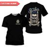 Personalized Barber Shop Shirt 3D Barber Shirts Hairdresser Haircutting Hairstylist Custom Name Salon Barber Tshirt Pole Scissors Hair Stylist T Shirt All Over Printed S-5XL, Cosmetology Gift Barbero view 2