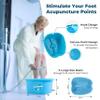 AWA Extra Large Pool Foot Bath, Sturdy Feet Soaking Tub and Pedicure Bowl, Foot Spa Kit for Women and Men (Blue Foot Tub) view 3