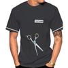 Personalized Barber Shop Shirt 3D Barber Shirts Hairdresser Haircutting Hairstylist Custom Name Salon Barber Tshirt Pole Scissors Hair Stylist T Shirt All Over Printed S-5XL, Cosmetology Gift Barbero view 3